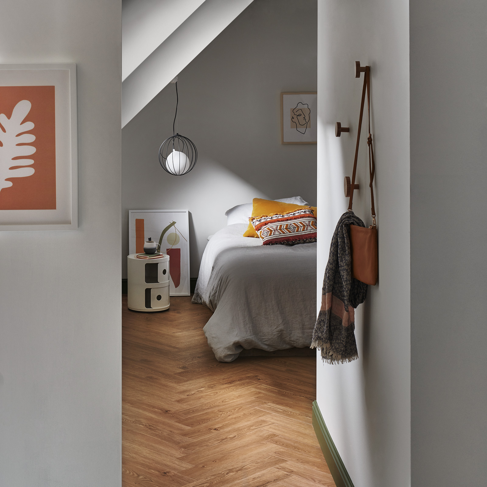 Brecon Vintage Oak Herringbone Flooring Roomset 21